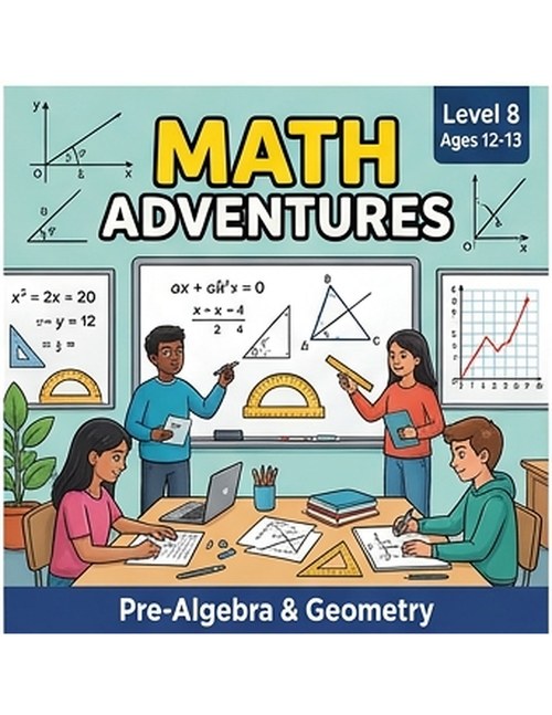 Math Adventures Book 8 cover
